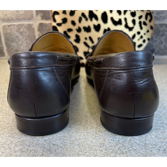 MEZLAN SHOES SIZE 10 1/2 M.  BLACK WITH BRAIDED BOW.  CROCODILE - Picture 11 of 16